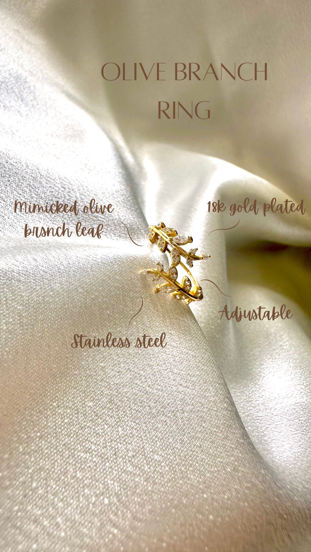 Olive Branch Ring