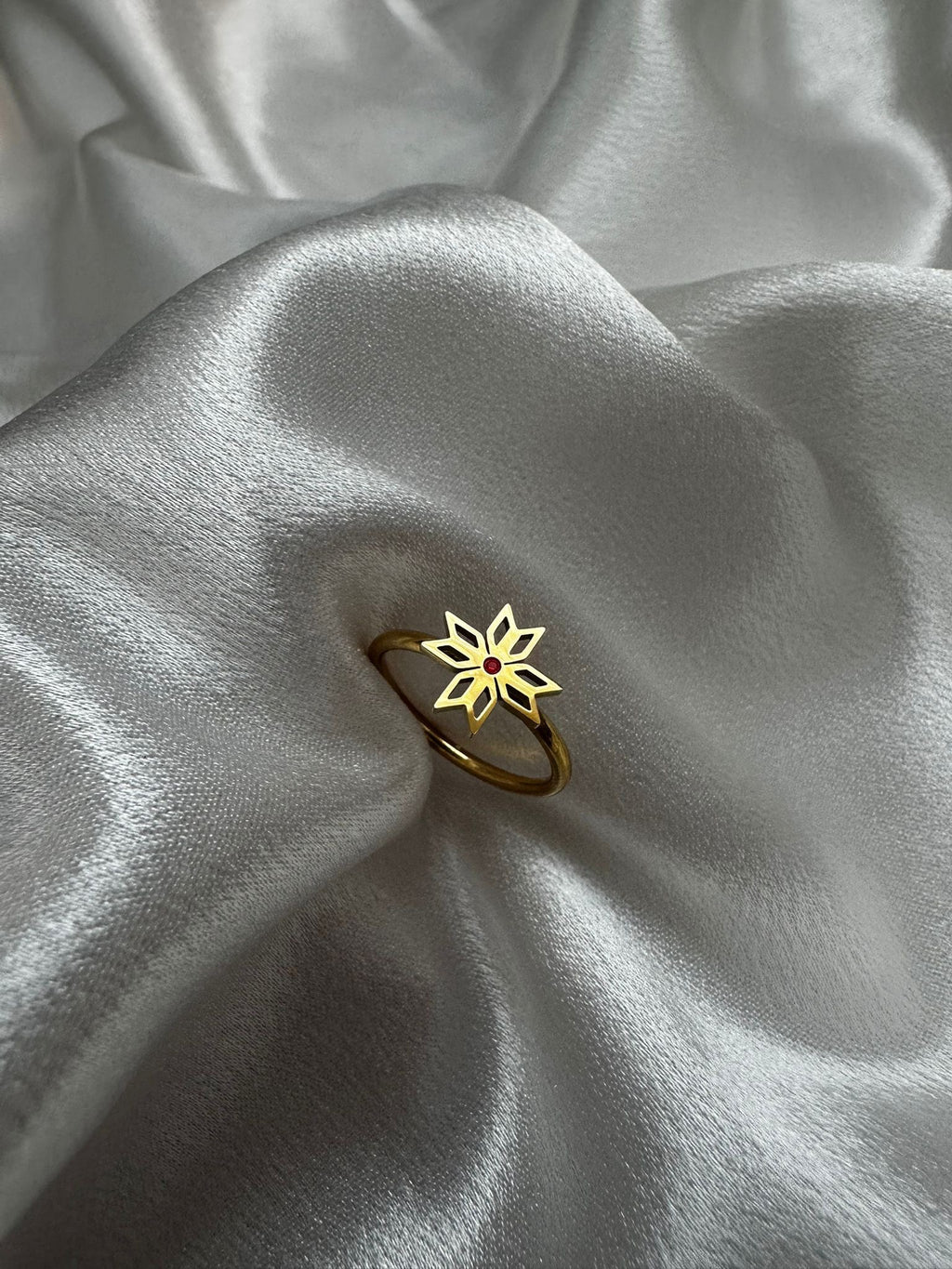 Palestinian Tatreez Motif Ring