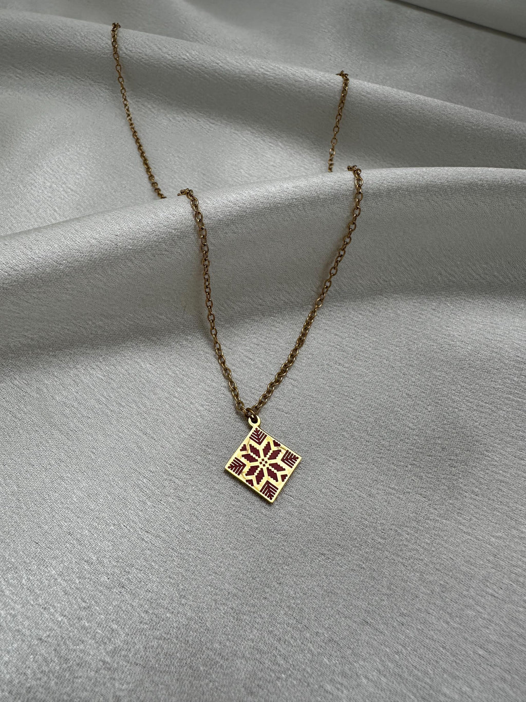 Palestinian Tatreez Necklace