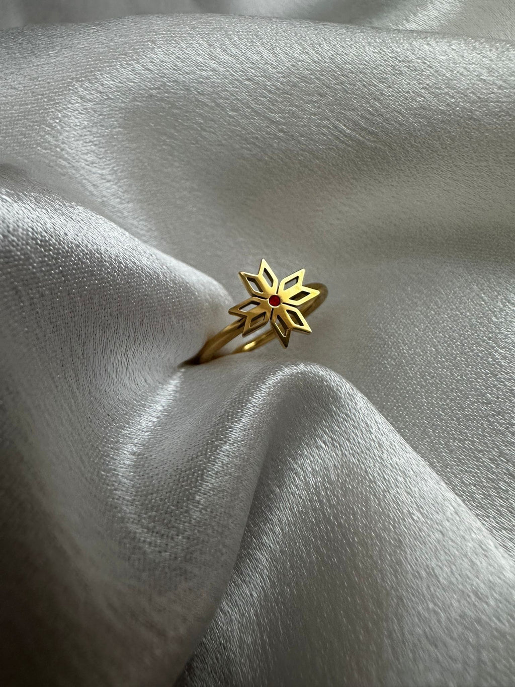 Palestinian Tatreez Motif Ring