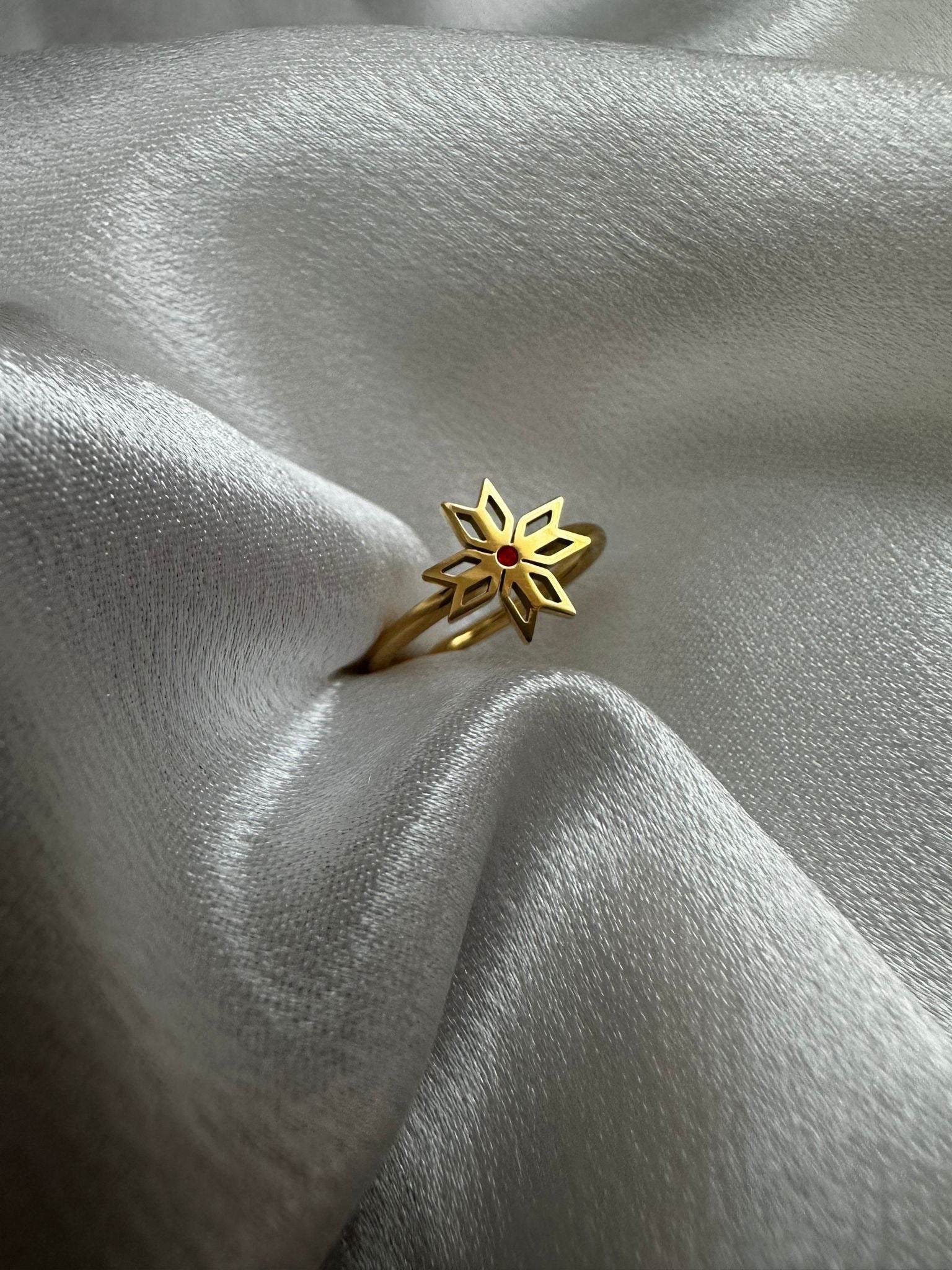 Palestinian Tatreez Motif Ring