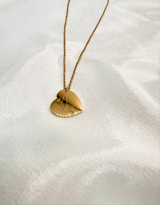 Love Palestine Necklace