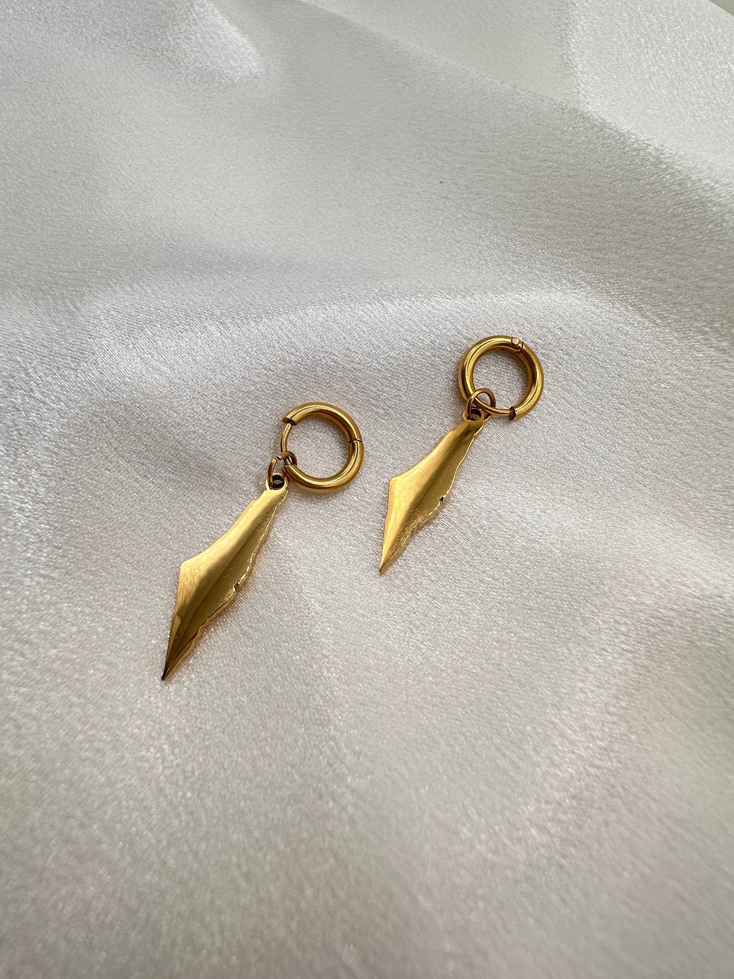 Gold Map of Palestine Earrings