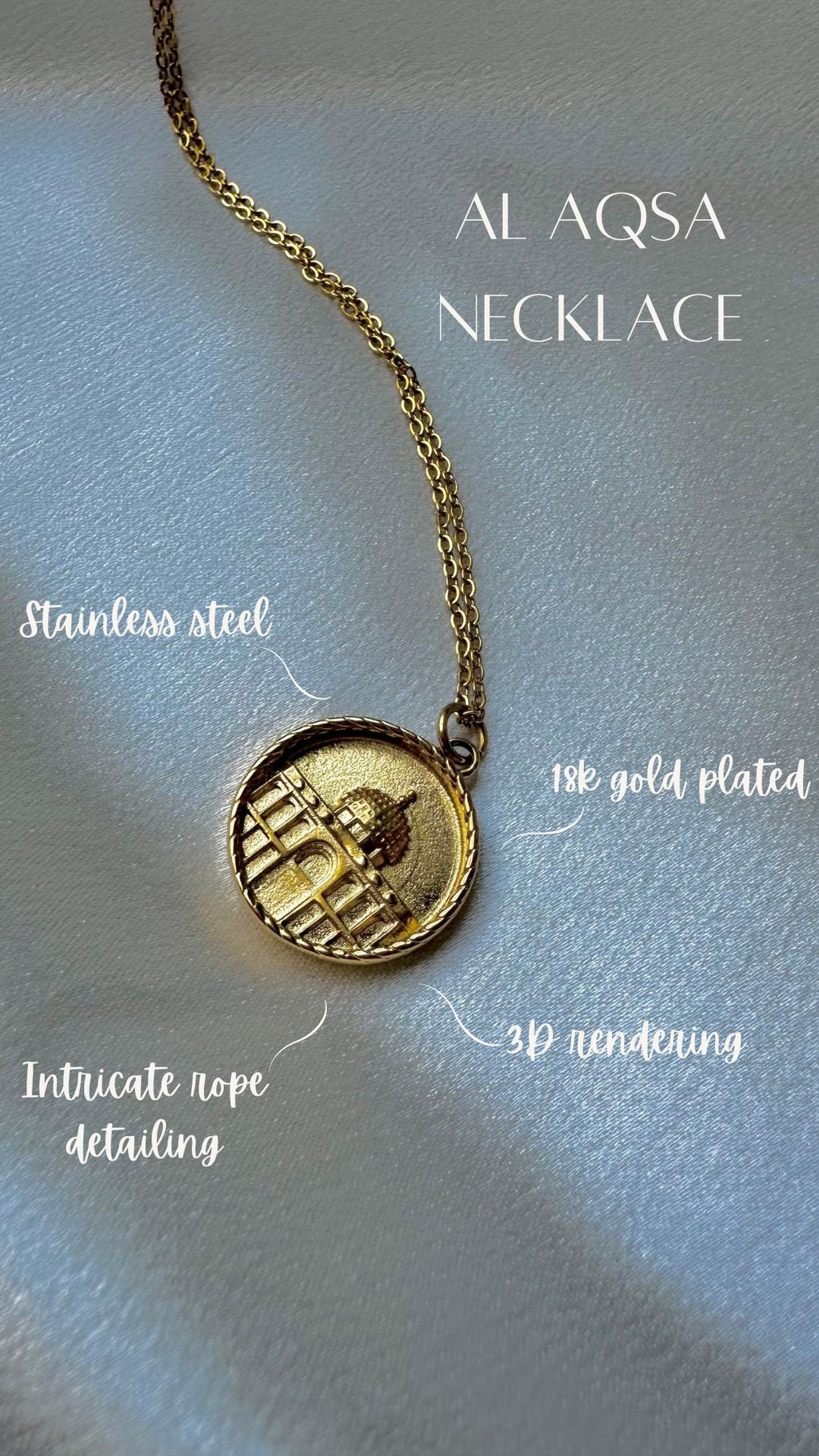 Al Aqsa Dome of the Rock Necklace