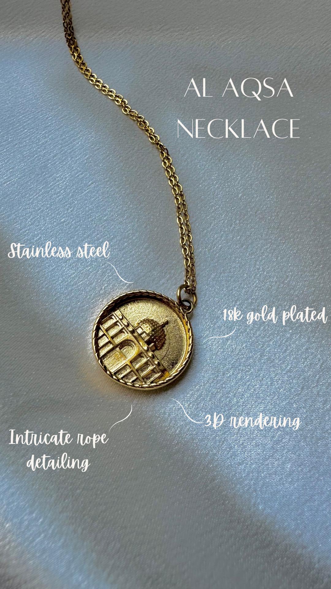 Al Aqsa Dome of the Rock Necklace